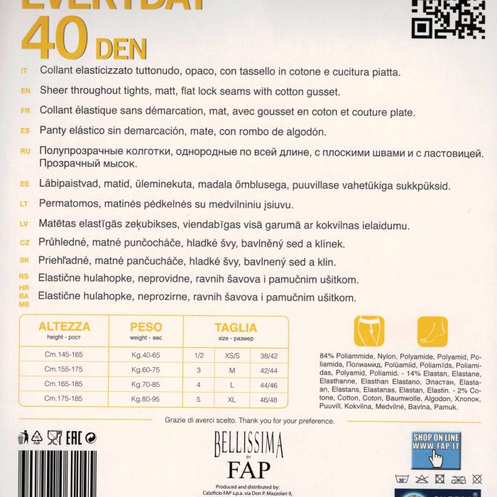 BELLISSIMA COLLANT EVERYDAY 40(1)