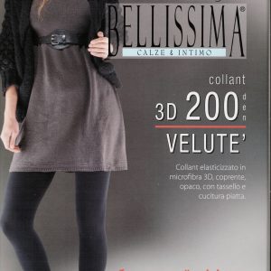 BELLISSIMA - Collant 200 Velute' Effetto micro pile