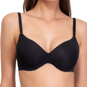 SIéLEI Reggiseno con coppe graduate, senza ferretto Art. 1556 Colore: NERO