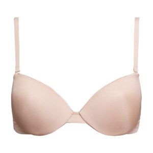 SIELEI Reggiseno multifunzione con coppe imbottite, ferretto invisibile, spalline removibili + spalline in silicone Art. 1586 Colore: CIPRIA