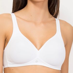 SIéLEI Reggiseno a triangolo non imbottito e senza ferretto Art. 1824 Colore: BIANCO