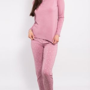 Pigiama Serafino in Viscosa a Manica Lunga e Pantalone Lungo - MALVA - LV15