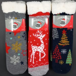 I MORBIDOSI - CALZA DONNA ANTISCIVOLO CON PELO INTERNO ART. HS965