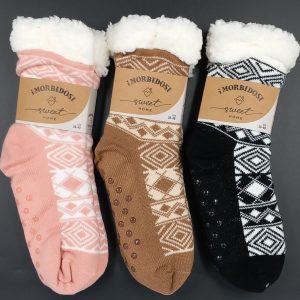 I MORBIDOSI - CALZA DONNA ANTISCIVOLO CON PELO INTERNO ART. HS965