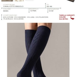 HENRY COTTON'S UOMO - CALZA CORTA OPERATA CASHMERE ART. HC38014