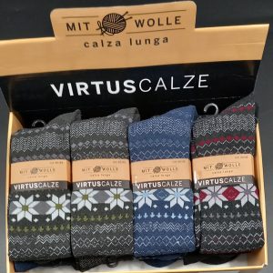 VIRTUS - CALZA UOMO GAMBALETTO SPUGNONE LANA Art. V211