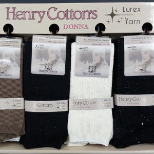 HENRY COTTON'S - DONNA CALZA GAMBALETTO CALDO COTONE ART. HT20121