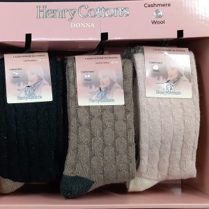 HENRY COTTON'S DONNA - CALZA CORTA OPERATA CASHMERE ART. HT31321