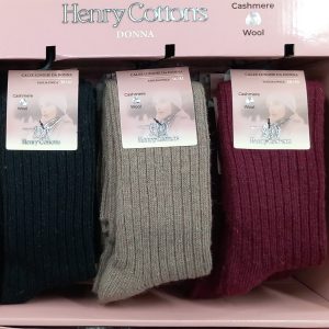 HENRY COTTON'S DONNA - CALZA GAMBALETTO IN COSTA CASHMERE ART. HT30321