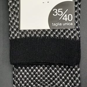 SCOPRI - DONNA CALZA CORTA CON LAME' IN CALDO COTONE ART. DOTS