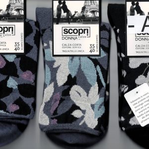 SCOPRI - DONNA CALZA CORTA CALDO COTONE ART. REGINA - Rimagliata a Mano Conf. da 3 Paia