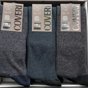 ENRICO COVERI - UOMO CALZA GAMBALETTO CALDO COTONE ART. FASHION LINE 239 - Conf. da 3 Paia