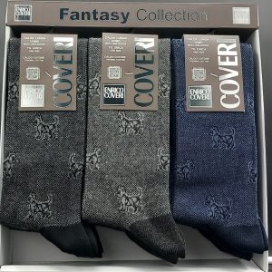 ENRICO COVERI - UOMO CALZA GAMBALETTO CALDO COTONE ART. FASHION LINE 240 - Conf. da 3 Paia