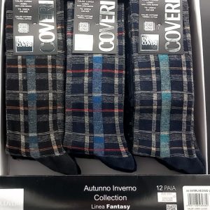 ENRICO COVERI - UOMO CALZA GAMBALETTO CALDO COTONE ART. WINTER LINE 337 - Conf. da 3 Paia